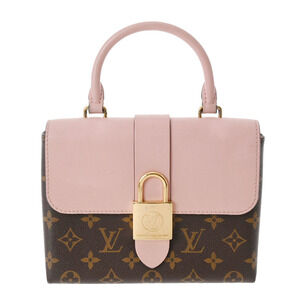 Louis Vuitton Monogram Locky Rose Pink Poodle Canvas Bag
